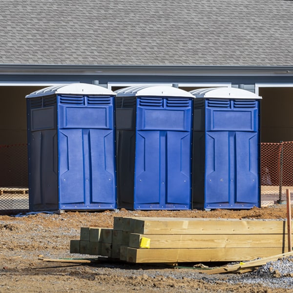 what is the expected delivery and pickup timeframe for the porta potties in North Westchester CT